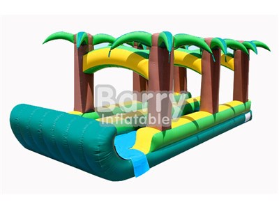 Commercial Make In China Jungle Inflatable Water Slip And Slide BY-SNS-009